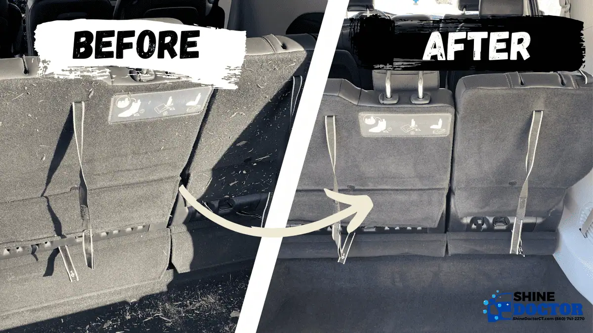 Pet Hair Removal Car Detailing in Enfield CT