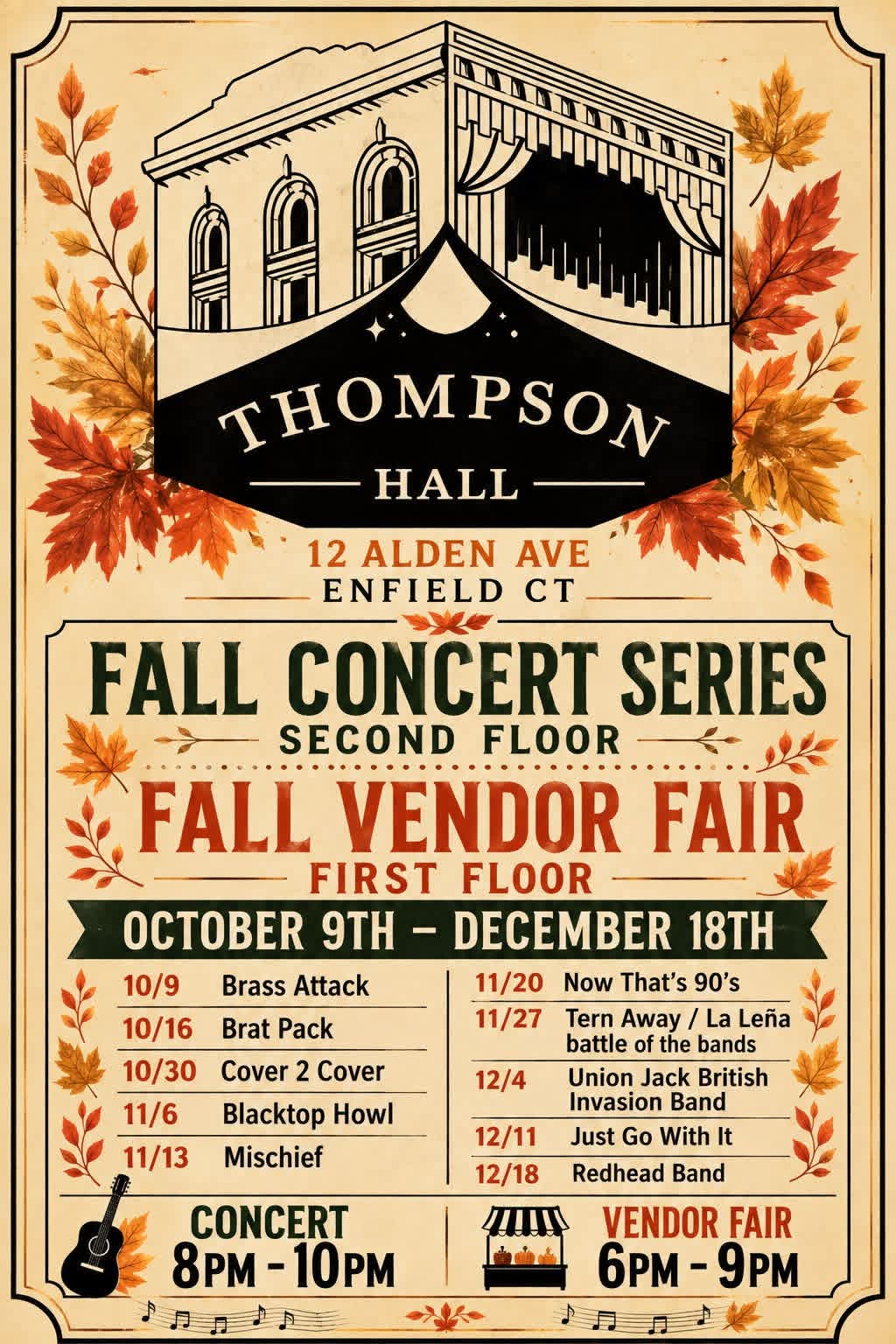 Thompson Hall Concert Series & Vendor Market — Image 1