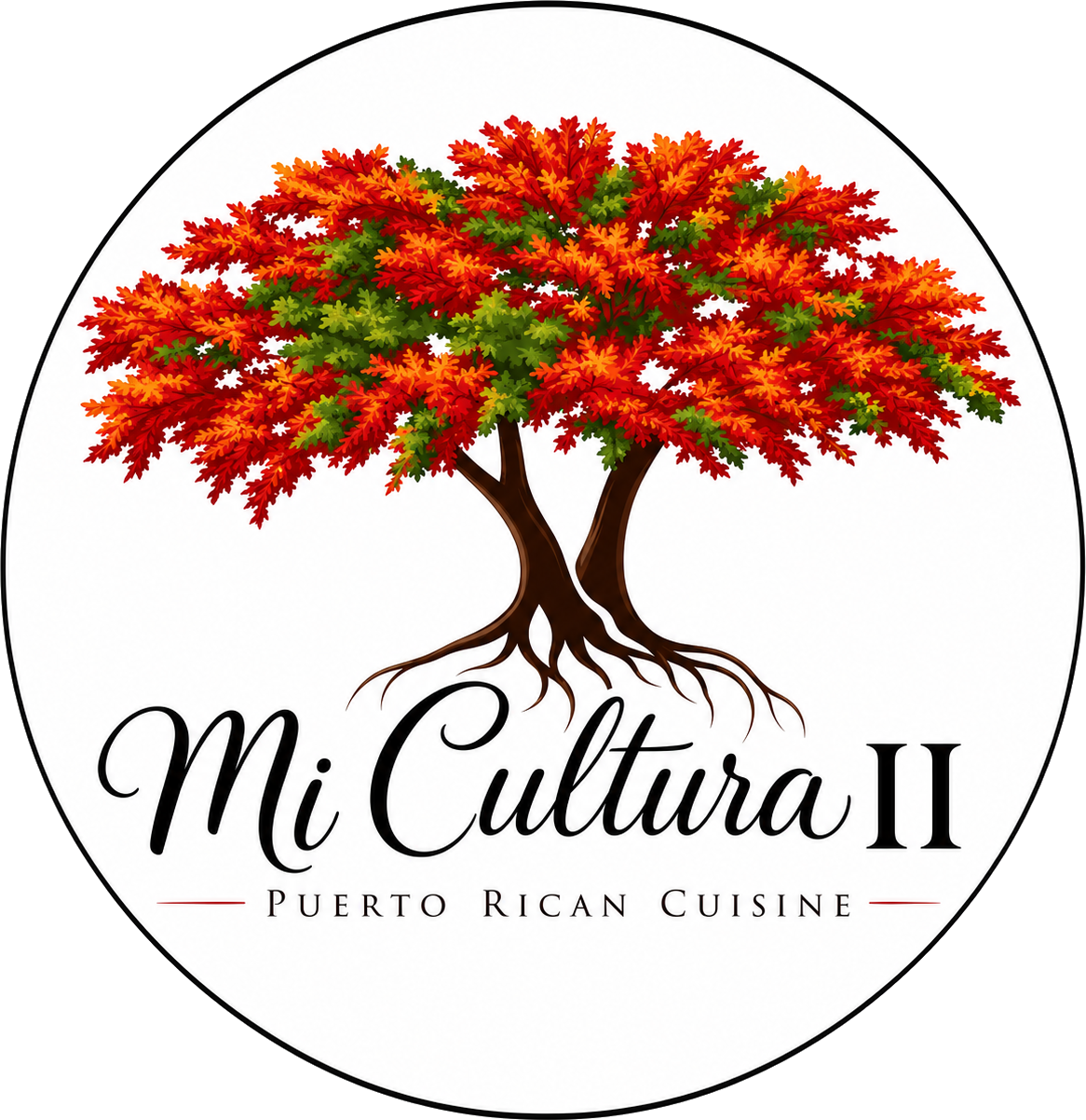 Mi Cultura II Puerto Rican Cuisine logo